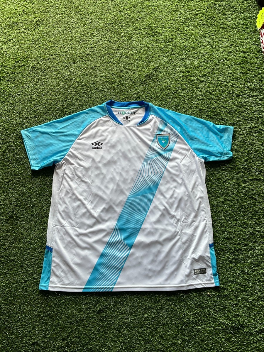 Umbro Guatemala Men's Home Jersey 19/20 Sz 2XL - White/Blue | eBay