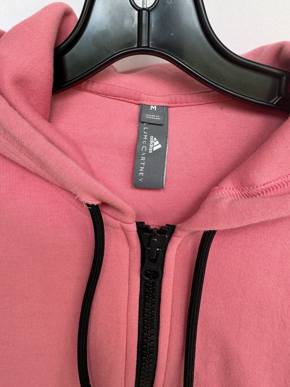 Adidas Stella McCartney Hood Sweater Future Playground Cropped Peach Pink image 6