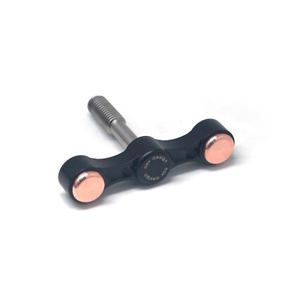 nov Clamp Lever P / Black (Red copper) - Hinge Clamp Lever for Brompton P-line