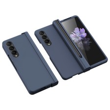 For Samsung Galaxy Z Fold 4 Hinge Full Body Case S Pen Slot Glass Screen Cover