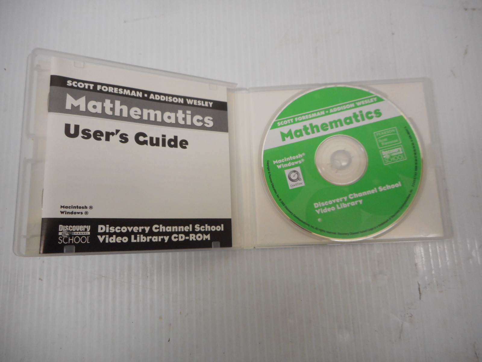Discovery Channel School Video Library Mathematics CD-ROM Scott ...
