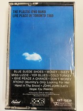 John Lennon Plastic Ono Band Live Peace In Toronto 1969 SEALED Cassette NOS