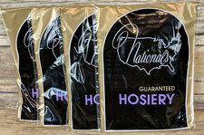 4 NOS Nationals Hosiery Wood Beige Size B