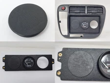 Empty Gauge Pod Hole Cap Universal 52mm Plug delete unused blank plate cover