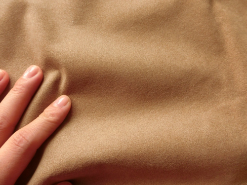Dark Camel Midweight Authentic Premium Alcantara Mircofibre Suede-like Fabric 2M - Picture 9 of 13