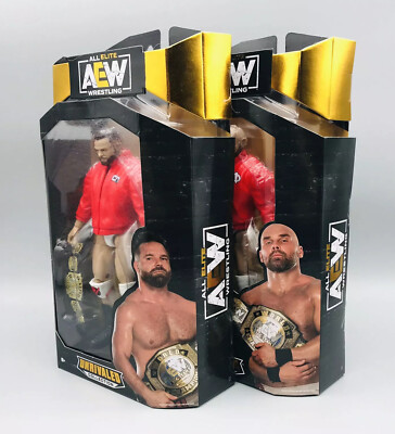 AEW The Revival FTR Cash Wheeler Dax Harwood Action Figures