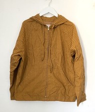 Isaac Mizrahi Casual Jacket Full Zip Hooded Brown Women’s S/m