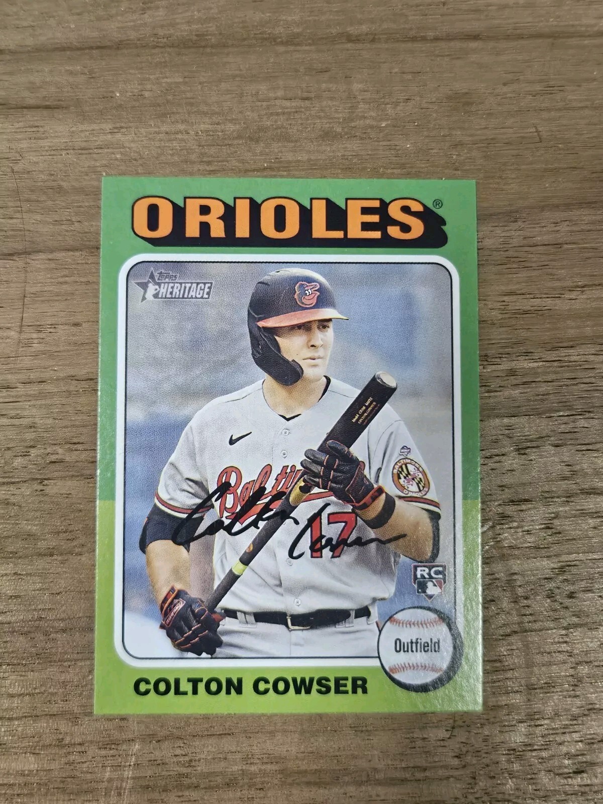 2024 Topps Heritage - Rookies #388 Colton Cowser (RC)