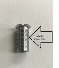 Threaded Screw / Bolt For  Kitchen Sink Strainer / Bath Waste 13mm Dia