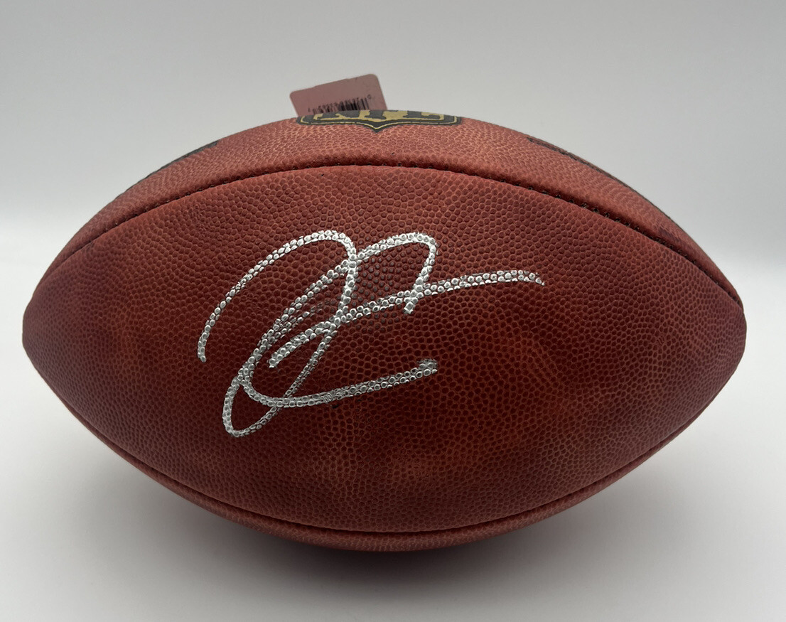Derek Carr Autographed Signed Oakland Raiders Wilson Duke Football Becket Witnessed Raiders Saints 