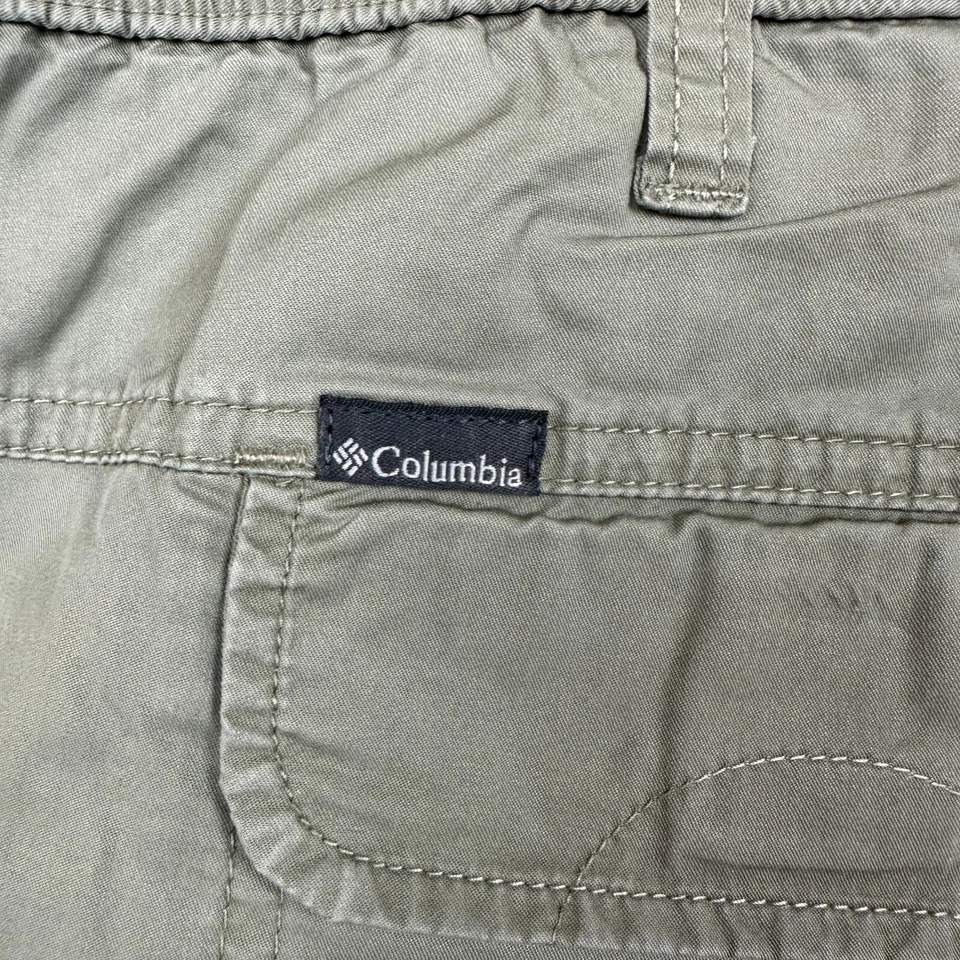 Columbia Shorts Womens 1X W40xL10 Green Cargo Zip Fly Outdoor Hiking - Image 4 of 4