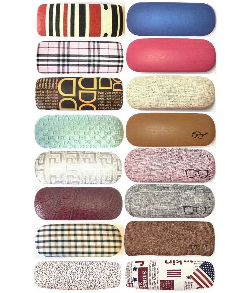 Hard Glasses Case Fashion Stylish Pattern Covered Spectacle Reading Storage Case