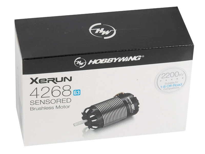 Hobbywing Xerun 4268SD Brushless Motor 2200kv G3 Sensored para 1:8 Off-Road - Imagen 2 de 4