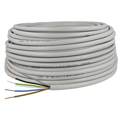 PVC-Mantelleitung NYM-J 5x1,5mm, VPE 50 m