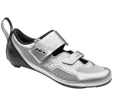 New Louis Garneau Men's Tri X-Lite III Cycling Shoe Size 11.75/46.5 Color SILVER