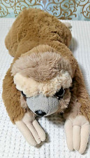 FAO Schwarz SLOTH PLUSH TOY 14" Stuffed So cute Soft Cuddly