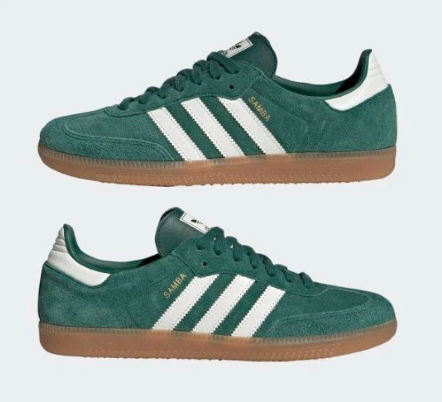 Adidas Originals SAMBA OG HP 7902 College Green Core White Gum