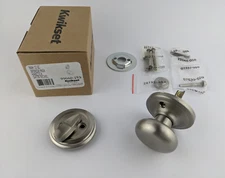 Kwikset 99660-153 Hancock Single Cylinder Interior Pack Knob - Satin Nickel 966H