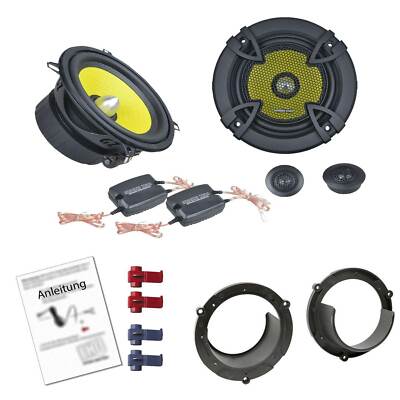 Ground Zero Auto Lautsprecher 260 Watt Kompo für Daihatsu Grand Move 1997-2002