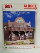 PIKO 1997 G-SCALE CATALOG MODEL BUILDINGS FOR THE GARDEN RAILWAY