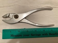 MADE IN USA - VINTAGE CRESCENT TOOL CO. 6 1/2" SLIP JOINT PLIERS - FREE SHIP
