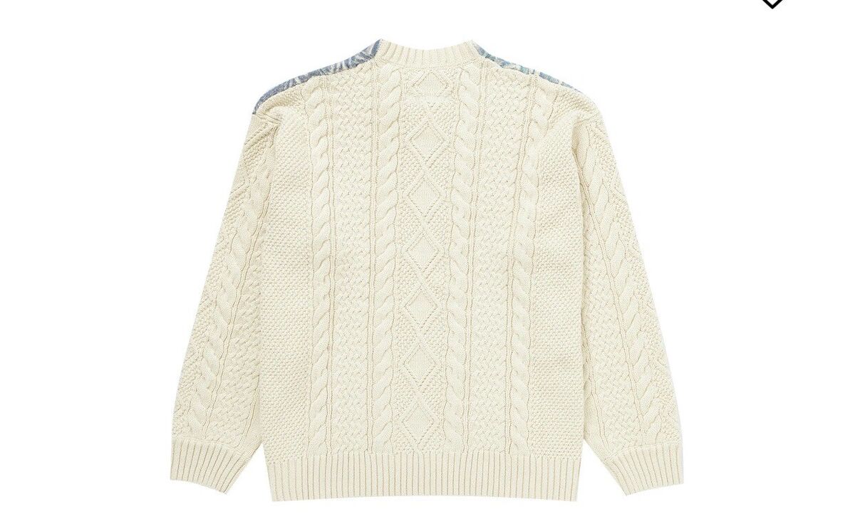 Supreme Kurt Cobain Sweater Men's Size X-Large SS23 White Supreme Kurt Cobain Sweater Men's Size X-Large SS23 White