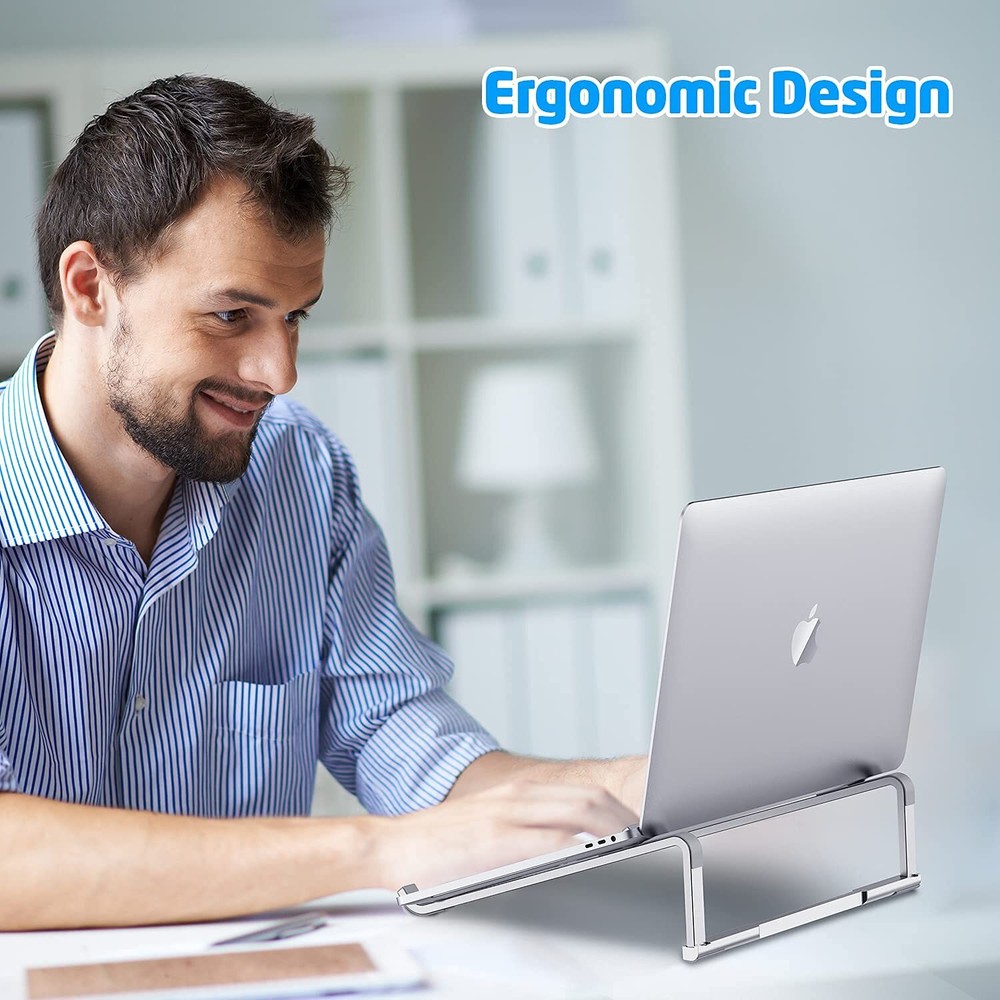 Adjustable Foldable Lightweight Aluminum Laptop Stand for Desk