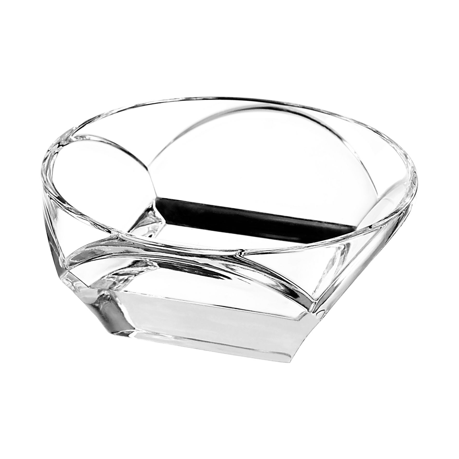 Enzo Mari Conversazione Crystal Condiment Serving Dish