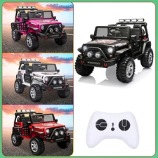 Kids Ride on Car Electric Power Wheels Toy Truck Jeep 2-Seater w/Remote Control