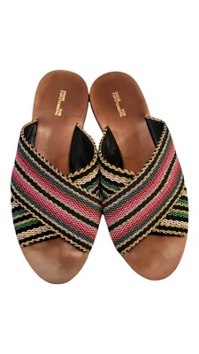 Diane Von Furstenberg Cindi Womens Size M Multicolor Vero Cuoio