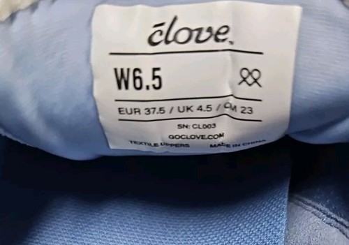 Clove Unisex Comfort Nursing Shoes Gray Blue Matter Size Womens Size 6.5 GUC - Picture 7 of 8