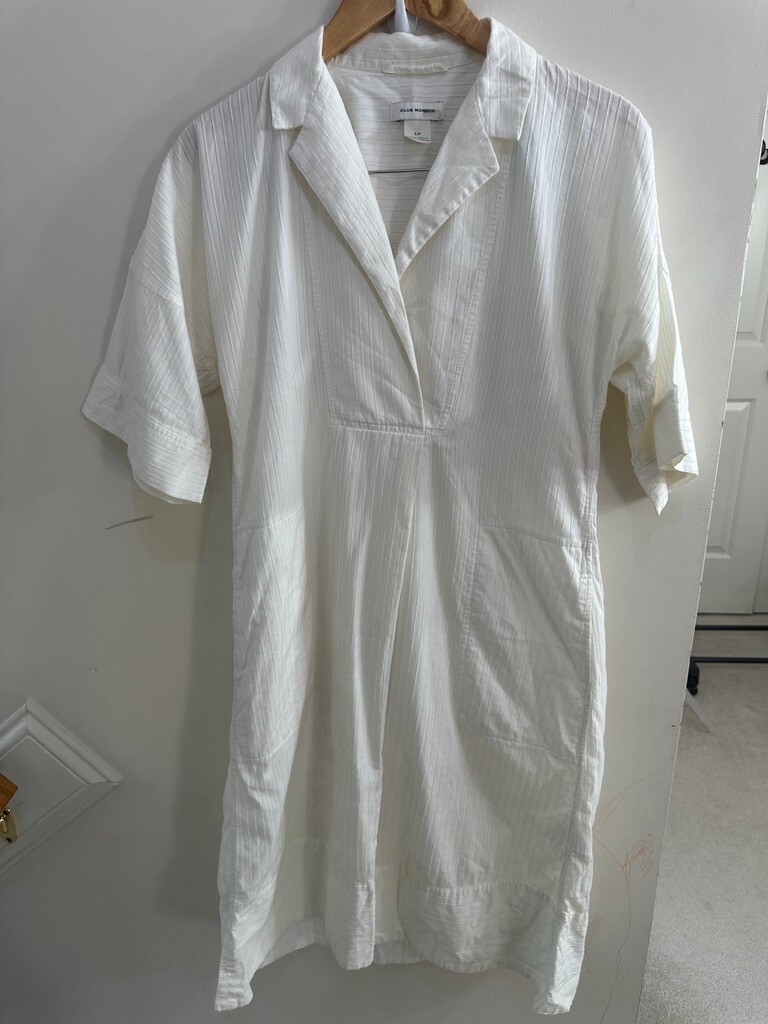 Club Monaco Women's White Short Sleeve Textured Shirt Midi Dress Size S | eBay Club Monaco Women's White Short Sleeve Textured Shirt Midi Dress Size S | eBay