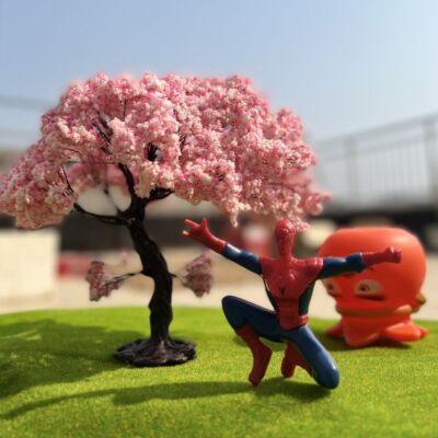 Spring Cherry Blossom Tree HO/OO Scale Miniatures Garden Plants