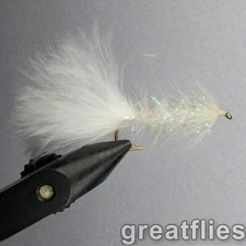 1 dozen (12) - Crystal Bugger - White