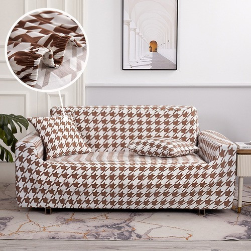 Elastic SofaCover ForLiving Room All-inclusive Stretch PlaidCover 1/2/3/4-seater