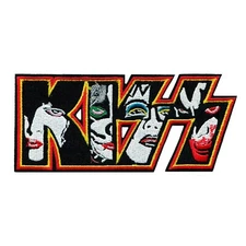 KISS Classic Rock Band Design Embroidered Iron On Patch