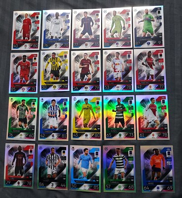 Topps Match Attax UEFA 2022/23 - CHROME PREVIEW CR   FULL SET   CR1 bis CR2...