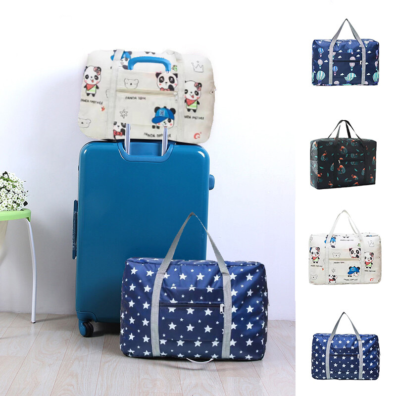 Folding Travel Bag Clothing Storage Pouch Large Duffle Bag Storage