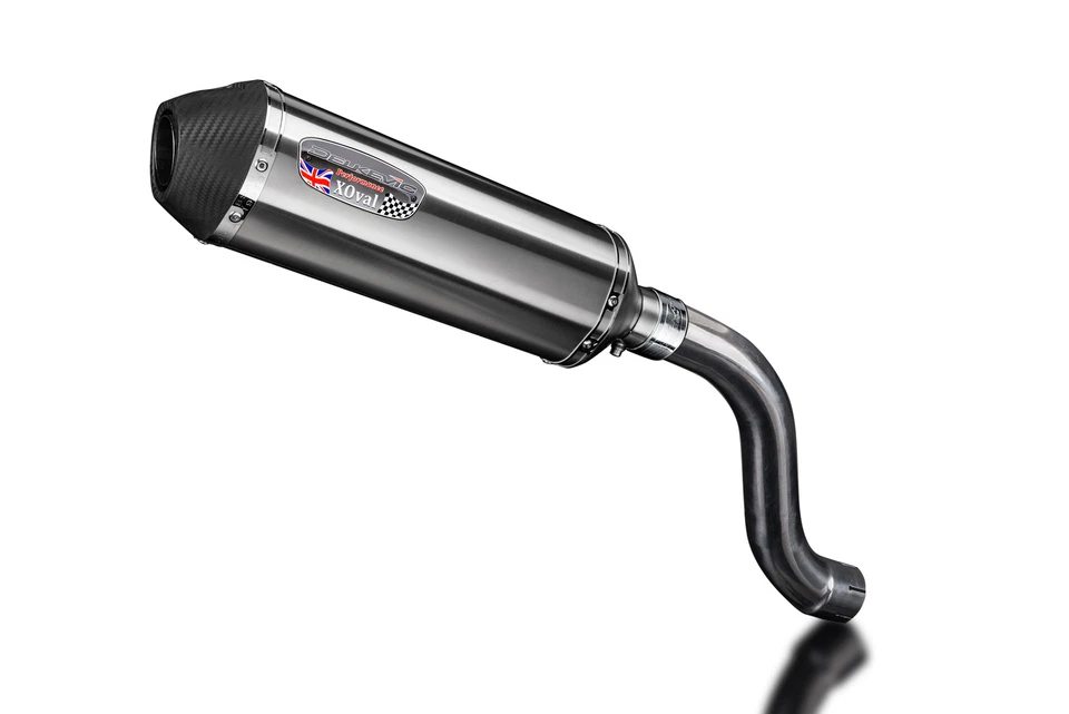 Triumph Daytona 955i 2001-2006 Slip On 13.5" XOval Kit de silenciador de escape de acero inoxidable Foto 2 de 4