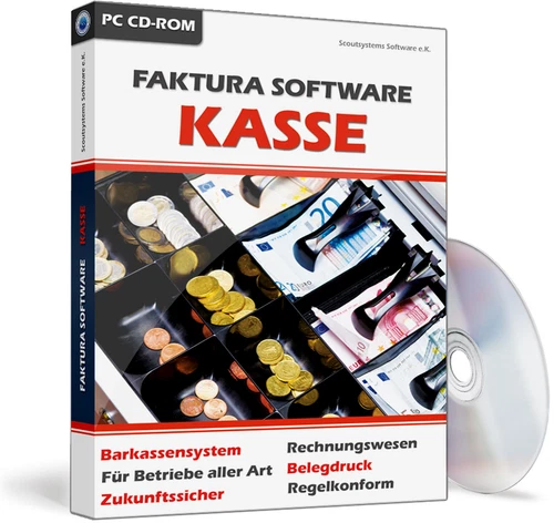GoBD Kassensoftware für Windows-PC, Registrierkasse, POS Software Programm