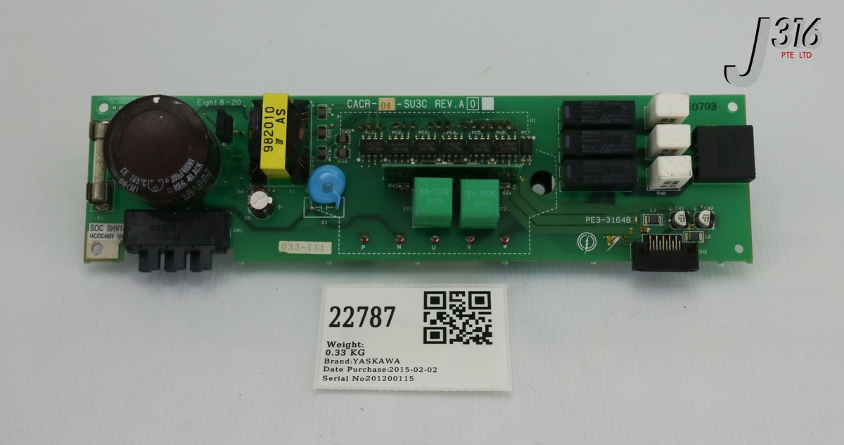 ℕ 22787 YASKAWA PCB, MOTOR DRIVE SERVOPACK CACR-04-SU3C | eBay