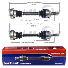 SurTrack  Set of 2 Front CV Axle Shafts for Lexus ES300 Toyota Camry FWD