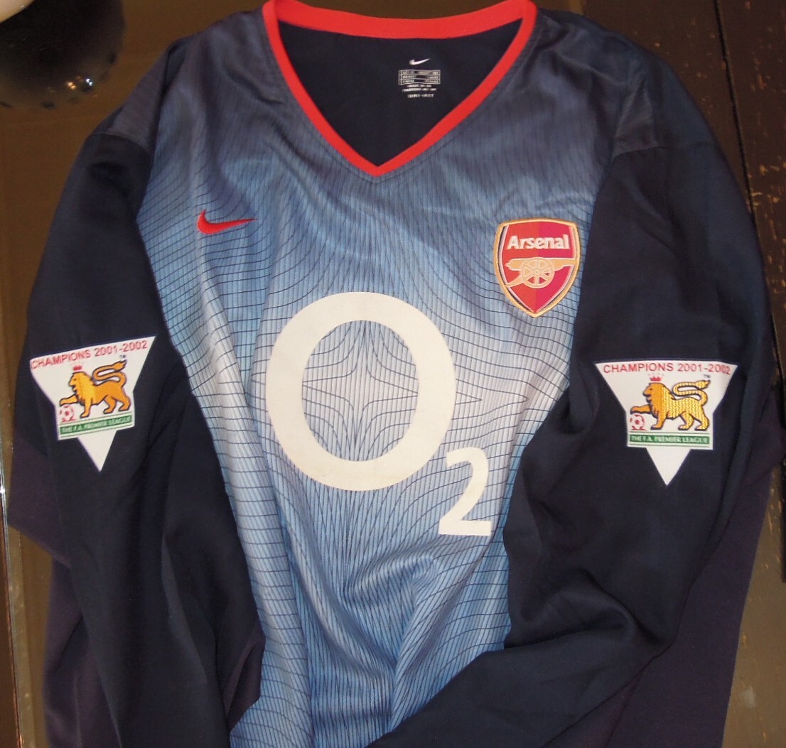 ARSENAL jersey 2002/03 #14 HENRY away *RARE* | eBay ARSENAL jersey 2002/03 #14 HENRY away *RARE* | eBay