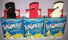 3 IMAGINEXT DC SLAMMERS BATMOBILE / ARCTIC SLED / LAFF MOBILE  MYSTERY FIGURE