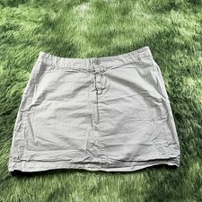 James Perse Skirt Women’s Size 3 Green Vintage Wash Cotton Made In USA Casual