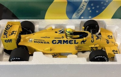 Minichamps 1/18 Lotus Honda 99T 1987 #12 Ayrton Senna Camel Decal