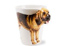 Blue Witch Handmade Coffee Mug Bloodhound - A Great Gift for Dog Lovers!