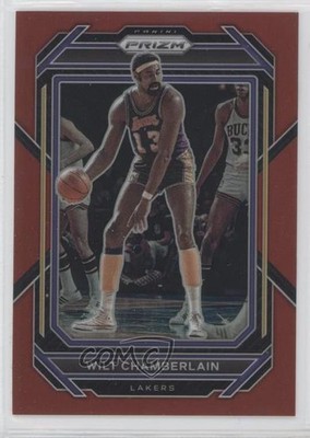 2022-23 Panini Prizm Red Prizm 34/299 Wilt Chamberlain #285 HOF 0z0v