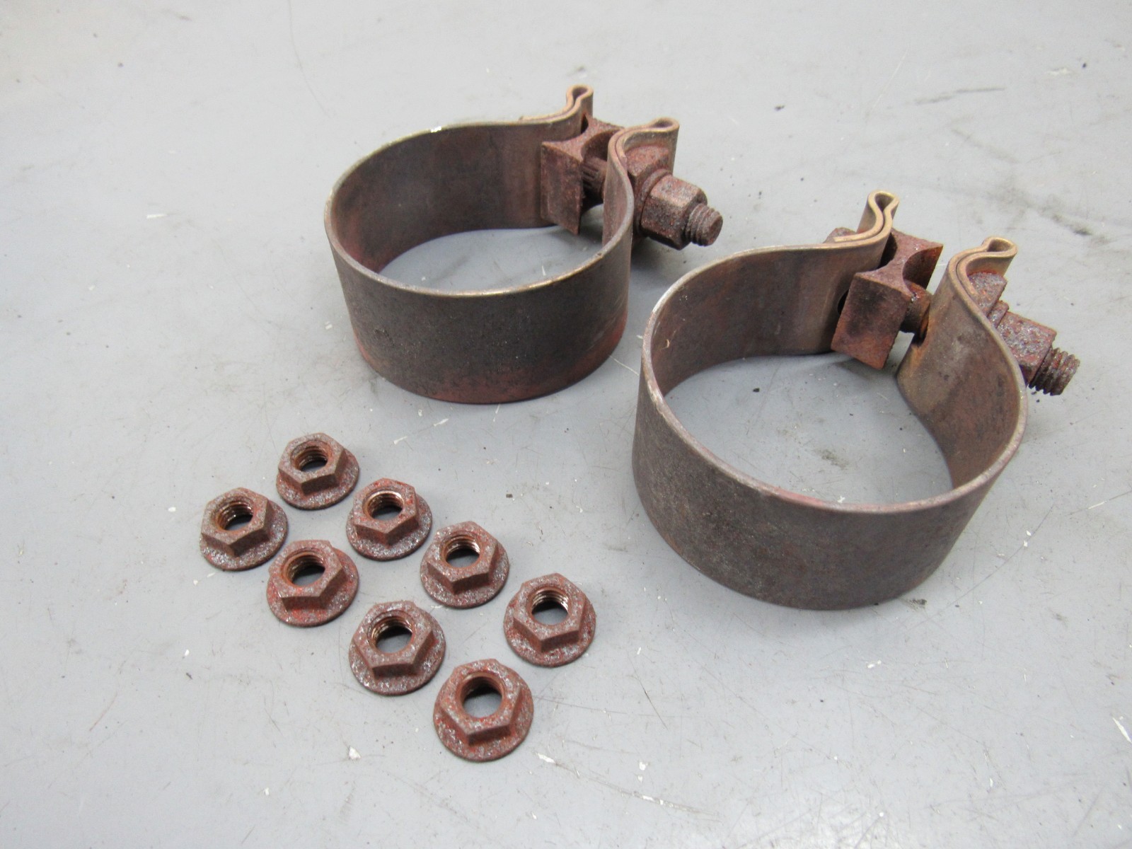 Ferrari 360 Exhaust Clamps Muffler Exhaust Tip Mounting Hardware 1999-2005 OEM