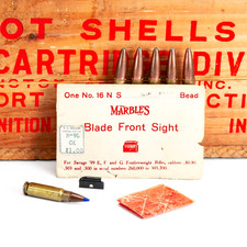 Marbles 16ns White 332 Front Sight Blade Savage 99e 99f 99g Sn 260000-305700
